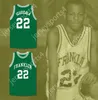 Aangepaste naamnummer Heren Jeugd/Kinderen Andre Iguodala 22 Franklin Middle School Green Basketball Jersey 4 Top gestikte S-6XL