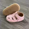 Sandals 2024 Summer Soft Sole Infant Toddler Shoes Breathable Non-Falling Baby Sandals 240419