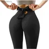 Tracksuits voor dames Hoog getailleerde naadloze dames sport leggings yoga broek fitness training leggings push -ups sportkleding gloednieuw yq240422