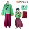 애니메이션 의상 Maomao Cosplay Come Wig Anime Apothecary Diaries 드레스 치마 Grn 최고 Kusuriya No Hitorigoto Dress Hallown Party 여자 Y240422