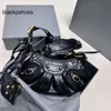 Balencig Le Cagole Bags Motosiklet Omuz Crescent Women Bag Moon Hobo Dokunma Kayışı Çanak Çantalar Crossbody Çantalar Çanta Orijinal Deri