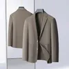 Men's Suits High Quality Fashion Handsome Plus-size Casual Coat Summer Loose Fat Oversized Business Suit Thin Stretch Single West