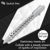 Pennor Creative Crushmetric Swtich Pen Intersting Shape Change Deformation Gel Pen Decompression Pen Christmas Favor New Year Gift