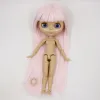 Dolls Icy DBS Blyth Doll Tan Skin 1/6 BJD Corpo articular 30 cm Toy Face Shiny Olhos aleatórios Cores de brinquedo garoto presente