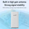 Routers 4G LTE CPE ROUTER 300 MBPS 3LAN VPN Wireless Router 4G Sim Card WiFi Router RJ45 Wan Lan Wireless Modem Support 32 WiFi -gebruikers