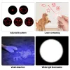 Toys Interactive LED Bright Animation Pointer Light Pen Toys Training Toy Pet Cute Laser Cat Laser Transform pattern Rechargeable Toy