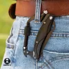 Accessoires Camping 7in1 Pocket Multitool met meskarabiner flesopener Multitool Survival Multitool voor vissenjacht wandelen