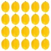 Partydekoration 20 PCs Künstliche Zitronen gefälschte Faux -Früchte in gelb 3 Zoll lang x 2 breit