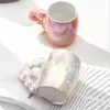 Kupalar renkli şeker kabak seramik kupa fincan kahve çay bardağı orijinal ve komik kişiselleştirilmiş hediye vermek