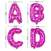 パーティーデコレーション50pcs/lot letters balloonsアルミホイル16インチ結婚式の誕生日の飾りのための心と星のパターン