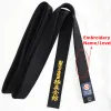 Bältesprofessionella Kyokushin Karate Kyokushinkai Black Belt Japan Tokyodo Belts Japanska broderier Namn Anpassade Iko Karate -bälten