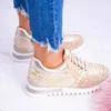 Sapatos casuais Vulcanize feminino de verão tênis confortáveis para mulheres, bom caminhar decoração de cristal