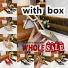 Summer Designer Heel New Rivet High-heeled Shoes Dress shoes Women Nude Color patent leather shallow mouth pointed toe sexy 35-41 with box