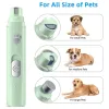 Clippers Electric Dog Nail Grinder Lownoise Pet Nail Clipper 2Speed USB oplaadbare Pet Nail Trimmers Pijnloos met polijstwiel