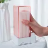 Организация организации Auto Cotton Pad Dispenser Organizer Cakeup Box Съемный прямоугольный косметический корпус для хранения контейнера.