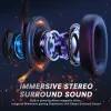 Akcesoria EKSA E3D Zestaw słuchawkowy Gaming Gamer 3,5 mm Słuchawki przewodowe stereo z mikrofonem Anulując na PC/PS4/Xbox One/Nintendo Switch