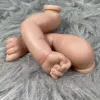 Bonecas Novas 20 polegadas pintadas de boneca renascido kit joleen 3d tom de pele veias visíveis com corpo de pano inacabado