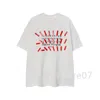 Футболки MM6 Mens Mens футболки Margiela Digital Calendar Alphabet Emelcodery Foot Summer Summer для рубашек женские вершины Tees 7176 5462