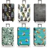 Accessoires Wereldkaart / dierenprint Dikke bagageklep Travelaccessoires Elastische koffer Cover Travel Trolley Case Beschermende hoezen