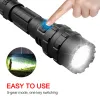 Scopes Super Bright LED Hunting Taschenlampe leistungsstarke taktische 10W L2 Waffenpistole Light 5 Modi+Rifle Scope Mount+Schalter+18650+Ladegerät