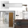 Control Handle Indoor Safety Zinc Alloy Home Office Smart Bedroom Biometric Fingerprint With Keys Battery Powered Door Lock Accessories