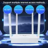 Routers We2002 4G SIM Router 300Mbps OpenWrt Access Point a través de WiFi WiFi Lan Wan EC200TEUHA Módulo 4GHz 5DBI Antena para el hogar