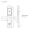 Controllo Digital Glass Smart Smart Guangdong Hyh Hardware Tasta RFID Sistema di blocco delle porte elettroniche dell'hotel elettronico