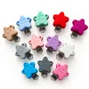 10pcs Baby Silicone Pacifier Clip Pentagram Food Grade DIY Necklace Toys Accessories Gifts 240415