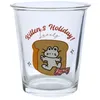 Vinglas Cartoon Printed Glass Mug Ins Milk Juice Coffee Cup Home Office Cafe Clear Water Cups Summer Whisky Beer Beer Children Mugs