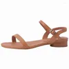 Casual Shoes Woman 2024 Trend Fashion Two Part Slide Sandals Women Summer Outdoor Beach Flat Non-Slip