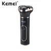 Shavers Kemei Electric Shaver Rechargeable Wet Dry Use Use Razor IPX7 MINI MINI MACHINE DE RASSE