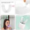 Heads Ushaped Adult Ultrasonic Electric Tandborste med USB -laddningshållare 360 ​​Degrees Smart Automatisk Sonic Toothing Device