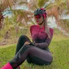 Xama Cycling Wear Spring Autumn Womens Leng Sleeve Pants Triathlon Suit Lycra 20D Gel240417