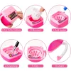 Grooming Mini Electric Washing Machine Children Pretend Role Play Makeup Brush Cleaner Device Educational Toys