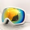 Lunettes de soleil Adultes UV Lunes de ski à vent Double Lens Men Femmes Big Aifog Snow Googles Lunettes de soleil hiver