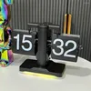 Orologi da tavolo Flip Clock con interruttore rotativo non slip Big Digital Design Desk retrò retrò scrivania per il soggiorno domestico