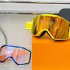 Zonnebrillen voor vrouw designer ski -bril bril Glazen reality bryear mannen dames verstelbare luxe grote grote full frame sneeuw sport zon met kast SL32