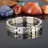 STRANDS roestvrijstalen armband voor mannen kijken armbanden Bangles Men Health Care sieraden titanium staal cadeau