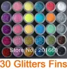 Entièrement 30 couleurs art nail paillettes poussière ombres à paupières poudre 30Colors chacun na2862062128