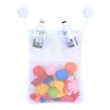 Storage Bags Suction Cup Hanging Bag Mesh Drainage Design See-through Organizer For Soap Shampoo Toothpaste