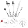 Kit de conjuntos de utensílios de jantar conjunto de talheres de aço inoxidável