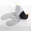 Dockor Deformable Ushape Travel Pillows Airplane Penguins Cushion Plysch Toy Neck Pillow Car Office Nap nap nap 2in1 Neck Pillow