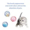 Toys Cat Toy Pet Ball Toy Cage Plush Rat Colorful Interactive Training Toys Kitten Puppy Mouse Cage Ball Cat Accessories Pet Supplies