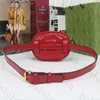 ウエストバッグ高級デザイナーチェストバッグ高品質の赤い調整可能なチェーンショルダーバッグファッションメン女性クロスボディバッグレザーベルトバッグミニファニーパックデザイナーバッグ