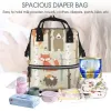 Backpacks Forest Cute Fox Bear Animals Wildlife Diaper Bags Mummy Backpack Multi Functions Large Capacity Nappy Bag Nursing Bag Baby Care