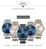 Kits Ailang Brand Ultraathin Dial Fashion Simple Watches Luxury heren Mechanische sportpolhorloge Leer Male klok Montre Homme