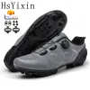 Skodon Mäns hastighet Cykelskor Rutt Cleats Road Cyclocross Speed ​​Antislip Spikes Pedal Bike Trainers Mountain Cycling Shoes