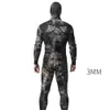 Muta m neoprene mimetico camouflage tuge da uomo diviso scuba salsa di surf di pesca per la pesca per nuoto freddo 240409 240409