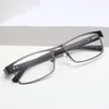 Yaşlı Moda Moda Okuma Metal Optik Çerçevesi için Yeni Mavi Işık Presbbiyopya Gözlükleri 070