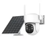 Cameras Solar 4MP 4x Digital Zoom surveillance IP Camera PIR Human Detection Audio WiFi Remote Access Waterproof Outdoor AI detection